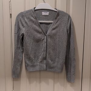 Old Navy Girls/Women's Heather Gray Cardigan. XS Women's Or 14-16 Girls